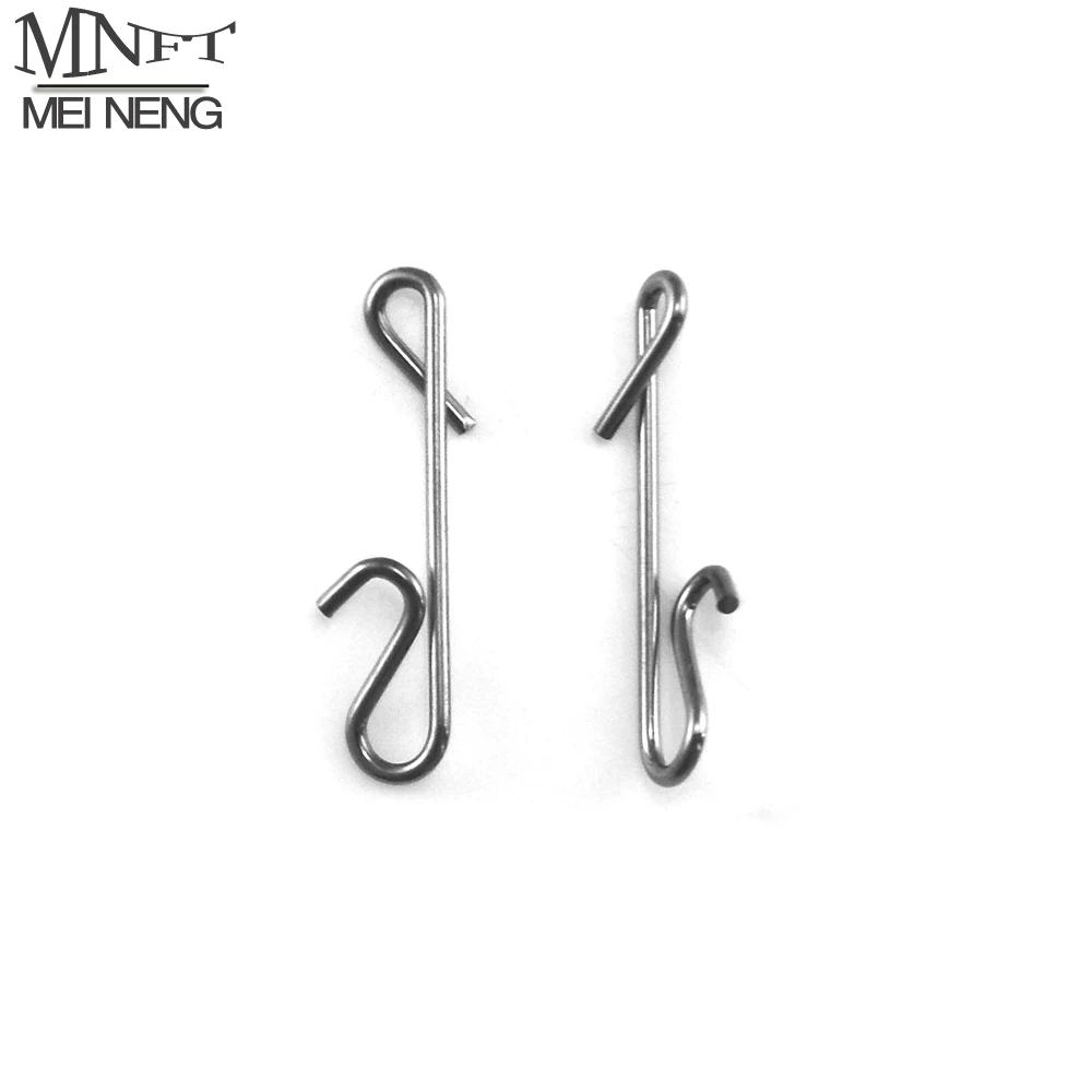 MNFT 50Pcs/Pack Braid Knotless Connectors Fishing Line Wire Connector Fishing Barrel Swivel Accessory Pesca Tackle Tool Lure Kit