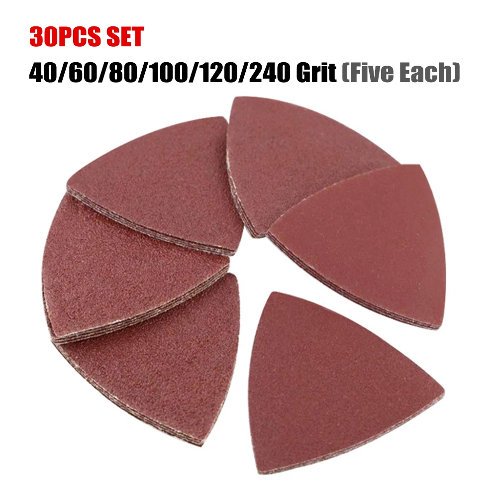 

30 шт., шлифовальные диски, 80x80x80 мм, 40-240 мм