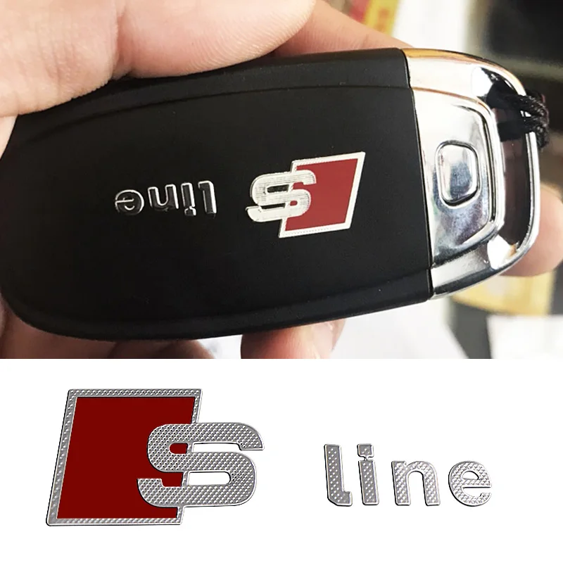 Металлическая Наклейка на руль автомобиля S Line значок эмблема наклейка для Audi RS TT