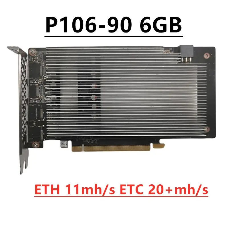 Графические карты для майнинга ETH/ETC/Гра 11mh/S GPU GTX 1060 для Zotac P106 090 P106-90 видеокарта для биткоина BTC ETH, Майнер для монет, эфириум Графические карты для майнинга ETH/ETC/Гра 11mh/S GPU GTX 1060 для Zotac P106 090 P106-90 видеокарта для биткоина BTC ETH, Майнер для монет, эфириум