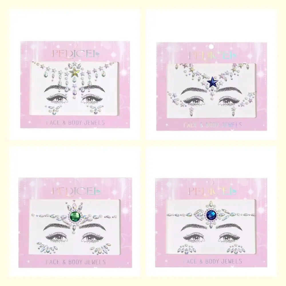 Боди-арт креативная 3D хрустальная наклейка красочные блестящие наклейки со