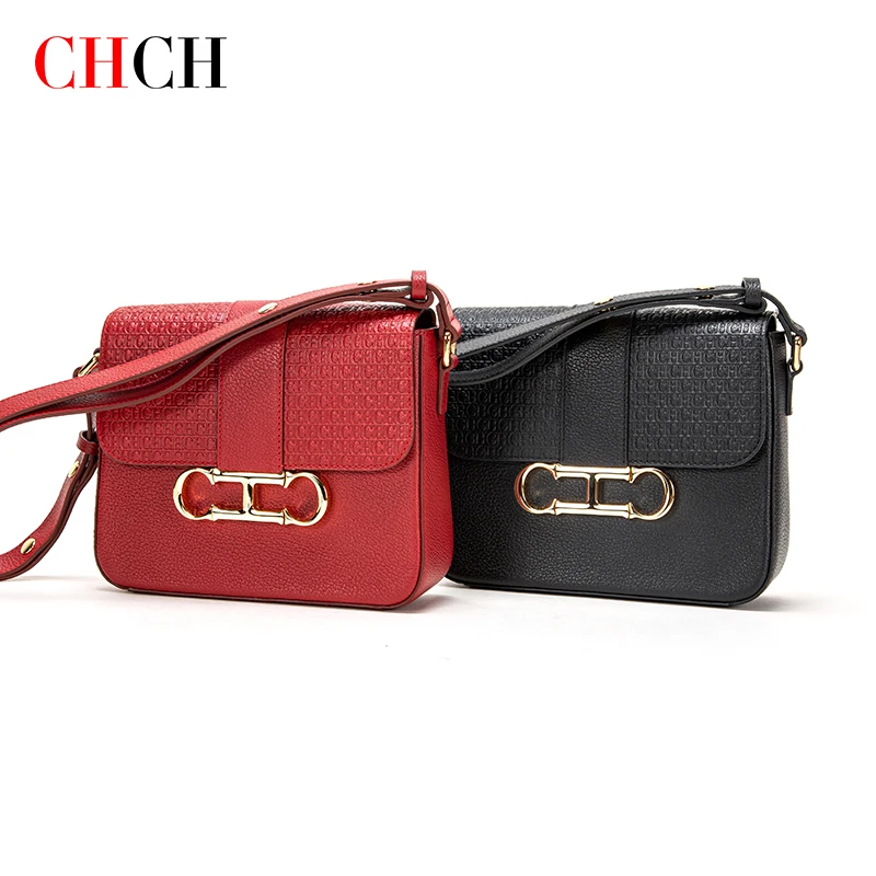 

CHCH Сумка-Кроссбоди из натуральной кожи женские сумки через плечо для женщин, простые сумки через плечо для женщин, Новинка