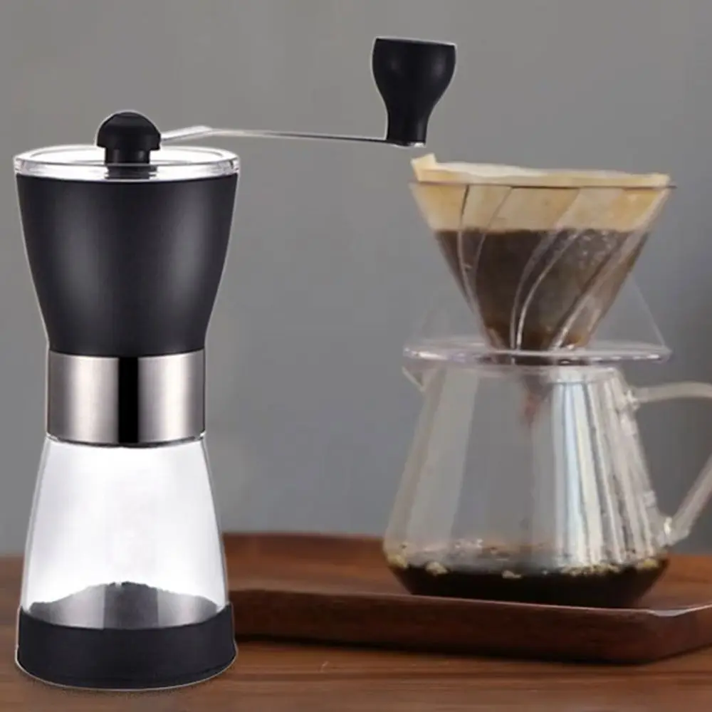 

Grinders Espresso Grinder Kitchen Tool Coffee Bean Mill Stainless Steel Adjustable Knob Setting Manual Coffee Grinder