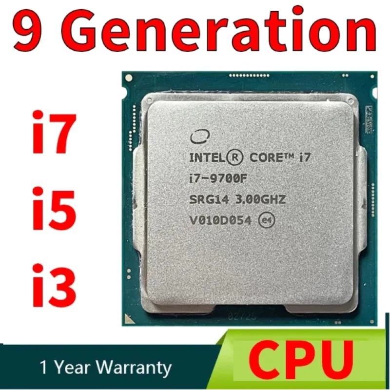 

Intel Core i7-9700 i7 9700 3.0 GHz Used Eight-Core Eight-Thread CPU Processor 12M 65% W LGA 1151