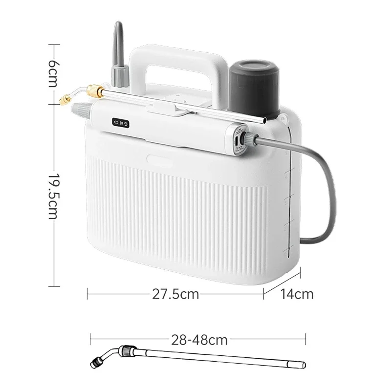 Электрический опрыскиватель 5л садоводный распылитель пестицидов полив цветов