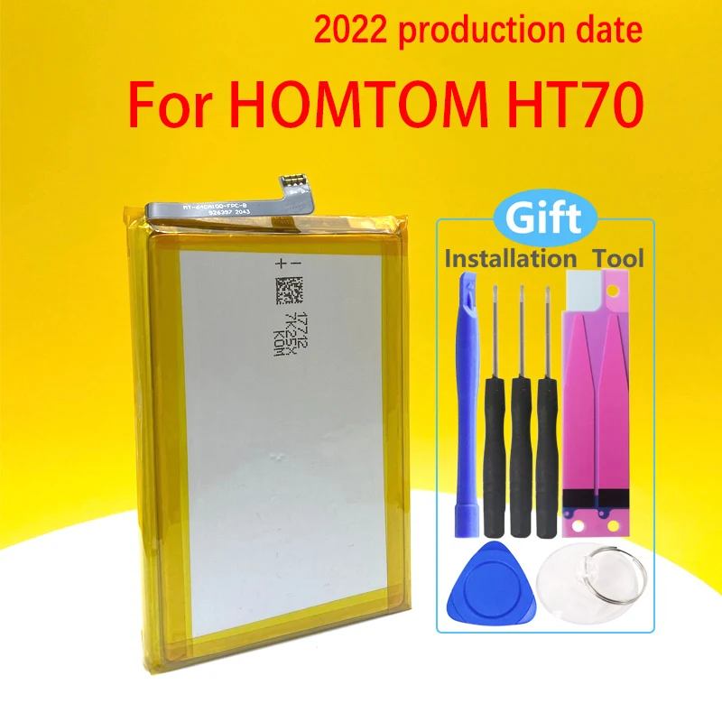 

NEW Original 10000mAh Battery For Homtom HT70 Mobile Phone + Gift Tools