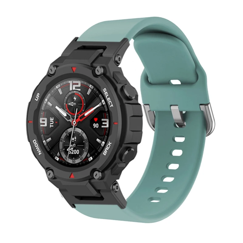 Replacement Sport Strap For Huami Amazfit T-Rex Adjustable Strap Bracelet for Amazfit T Rex 2/ T-Rex Pro Watch Silicone Strap