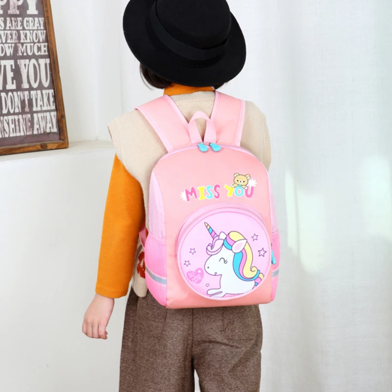 New Girls Princess Unicorn Student Backpacks Boys Dinosaur School Bags In Kindergarten Children Animal Sac Licorne for Teenagers