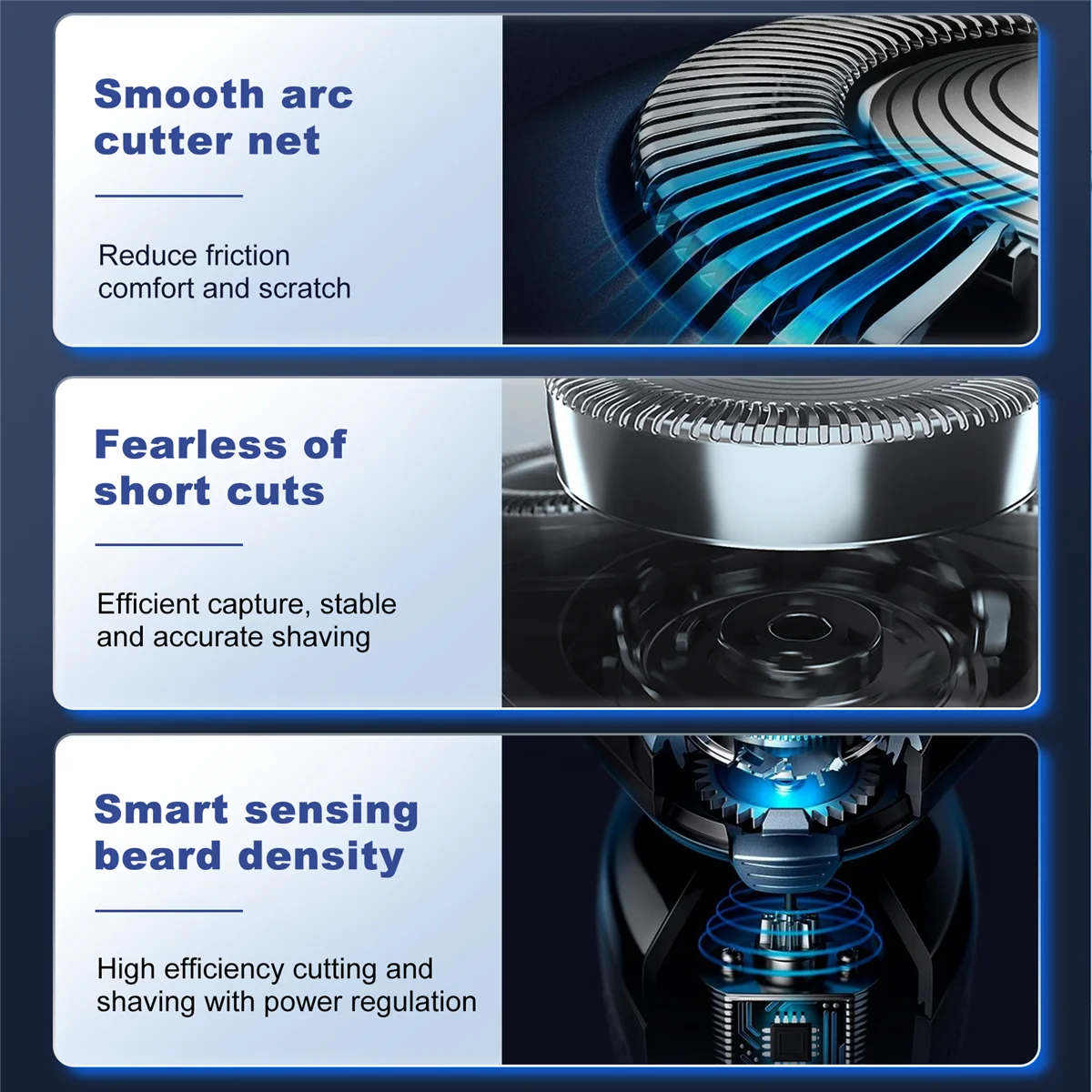 Сменная головка RQ11 для бритвы Philips RQ1150 RQ1150X RQ1131 RQ1141 RQ1145 RQ1151 RQ1155 RQ1160 RQ1160X RQ1170