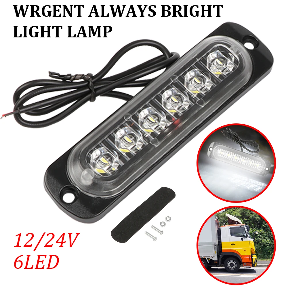 Светодиодная панель рабочего освещения 12 В 24 6-дюймовые точечные светодиодные