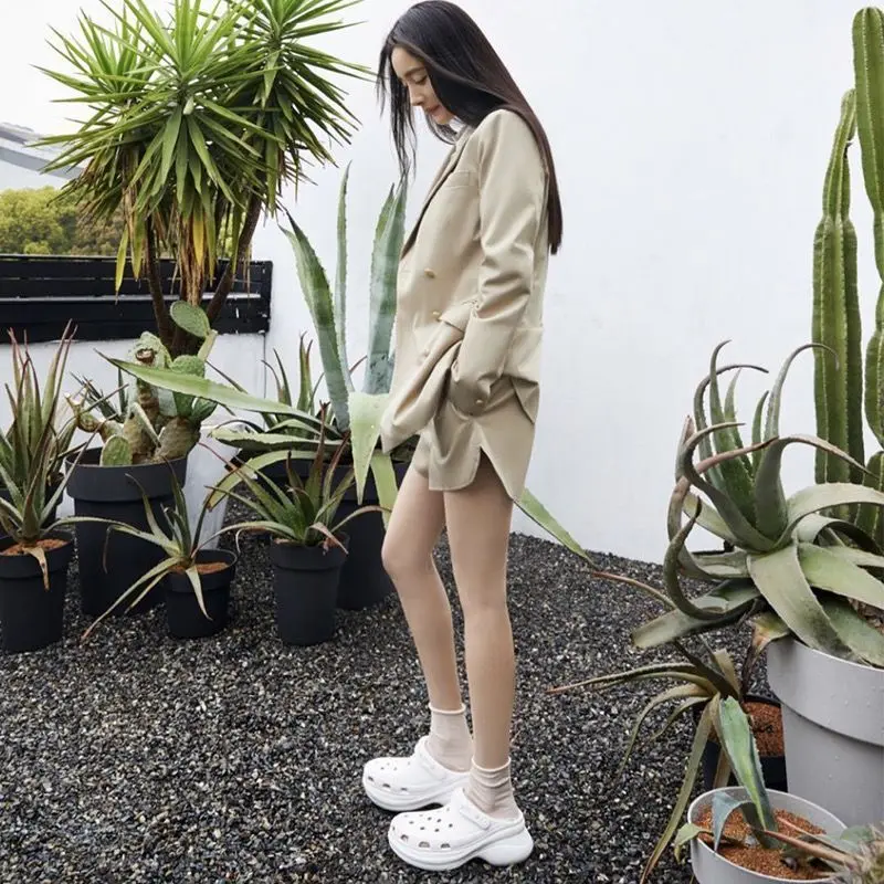 Summer New Slippers for Women Ladies Fashion with Platform Cute White Beach Women's Sandals Novelties 2023 Designer Elegant Hit