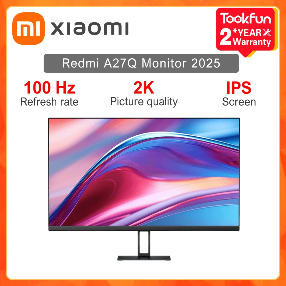 Ноутбук Xiaomi Redmi A27Q 2025 100 Гц разрешение 2560x1440 IPS постоянный ток затемнение