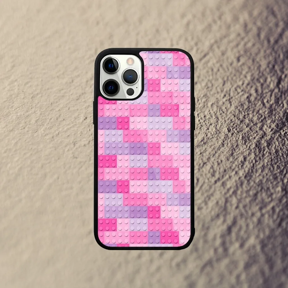 L-Legos блоки телефонный чехол для iPhone 15 14 13 12 11 Plus Pro Max Mini Magsafe Магнитная Беспроводная