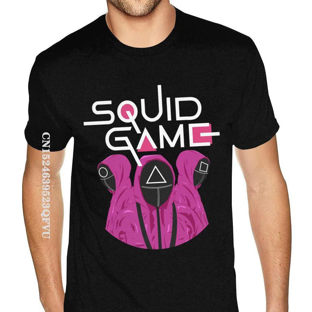 

Funny Design Squid Game Classic Latest T-Shirt Men Men's Juego Del Calamar Gothic Style Anime Tshirt HipHop Print Tee Shirts