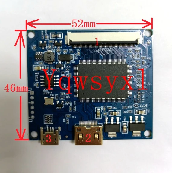 

Плата управления ЖК-дисплеем 50pin TTL Mini-HDMI для 800x480 AT065TN14 AT070TN90 92 94 20000938-00, панель управления драйвером, панель монитора