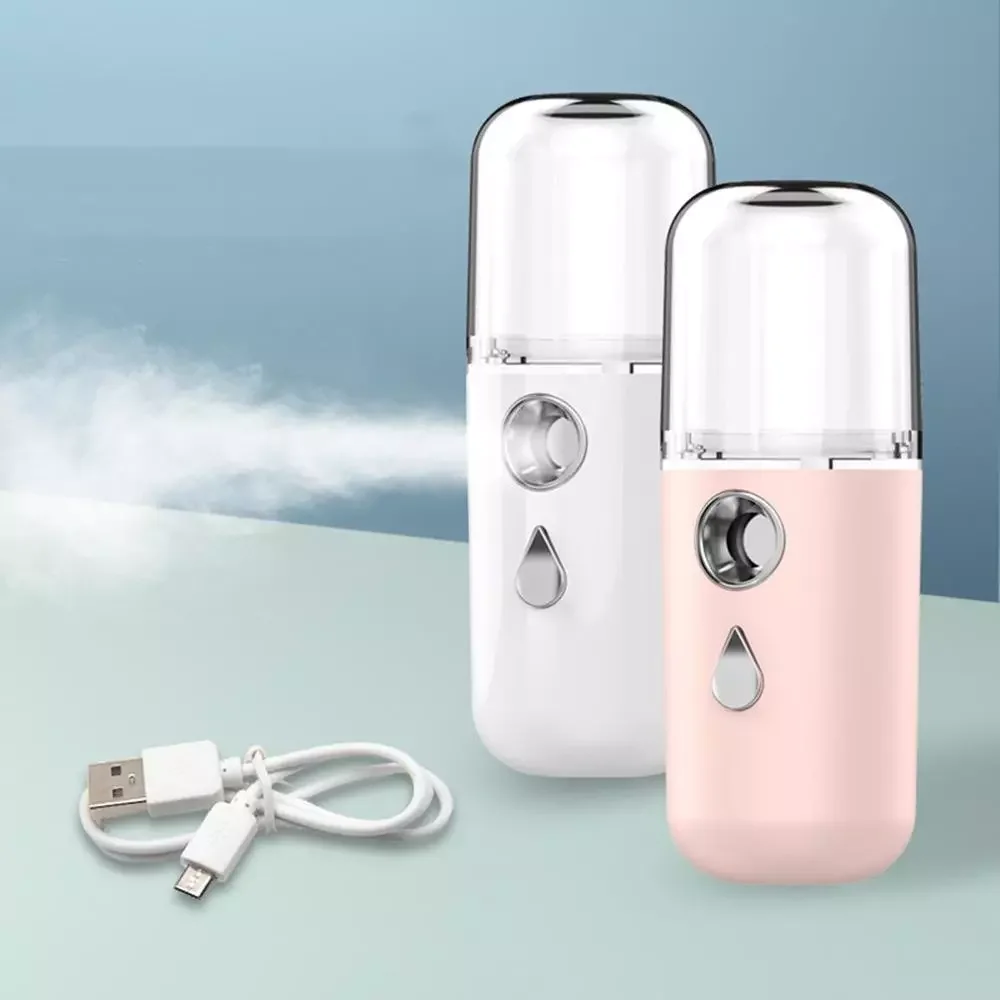 

Nano Spray Hydration Instrument Mini Portable Rechargeable Handheld Facial Steamer Beauty Moisturizing Humidifier