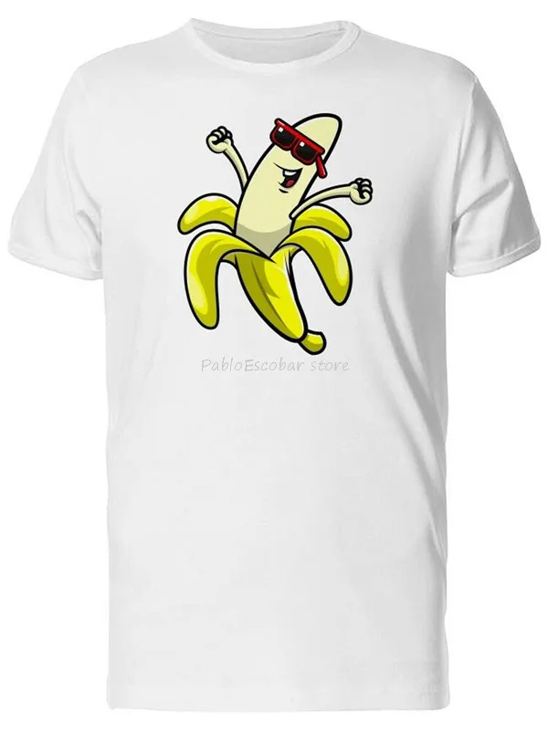 

Крутая Мужская футболка с рисунком банана, топы в стиле Харадзюку, модная Классическая футболка, Мужская брендовая футболка, летняя женская...