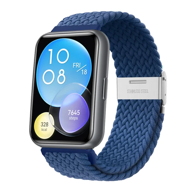 Нейлоновый ремешок для часов HUAWEI подходит 2 аксессуары плетеный браслет из