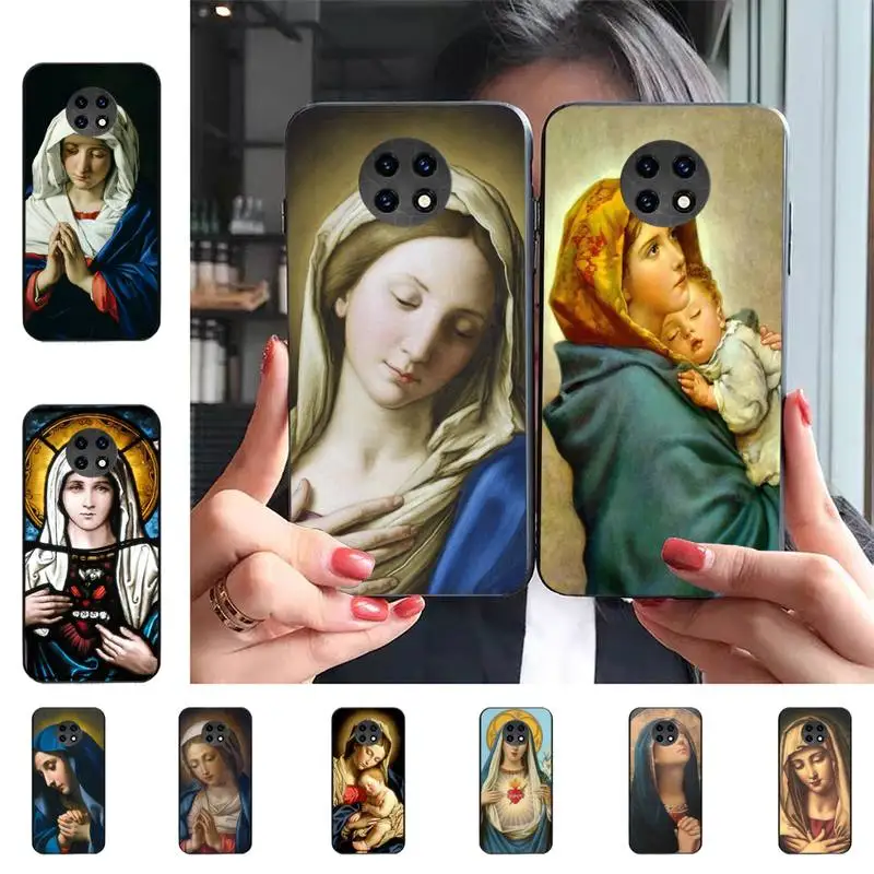 

MaiYaCa Virgin Mary Phone Case for Samsung A51 A30s A52 A71 A12 for Huawei Honor 10i for OPPO vivo Y11 cover