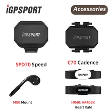 IGPSPORT IGS Speed Sensor Cadence Sensor HR40 Heart Sensor S80 SPD70 CAD70 Computer Sensor Holder Bracket Bike Accessories