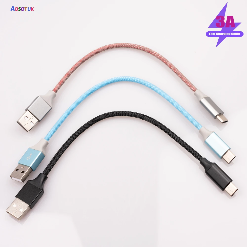 USB-кабель типа C 3A 60 Вт быстрая зарядка для Huawei Honor Xiaomi Redmi POCO OPPO Samsung S23 S21 шнур USB-C