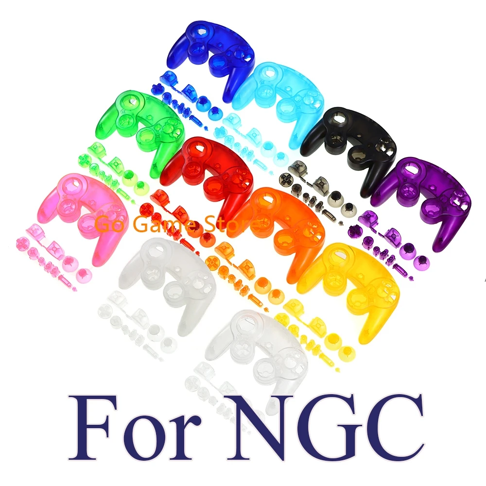 1 комплект для контроллера NGC сменный передний и задний корпус чехол с кнопкой Dpad