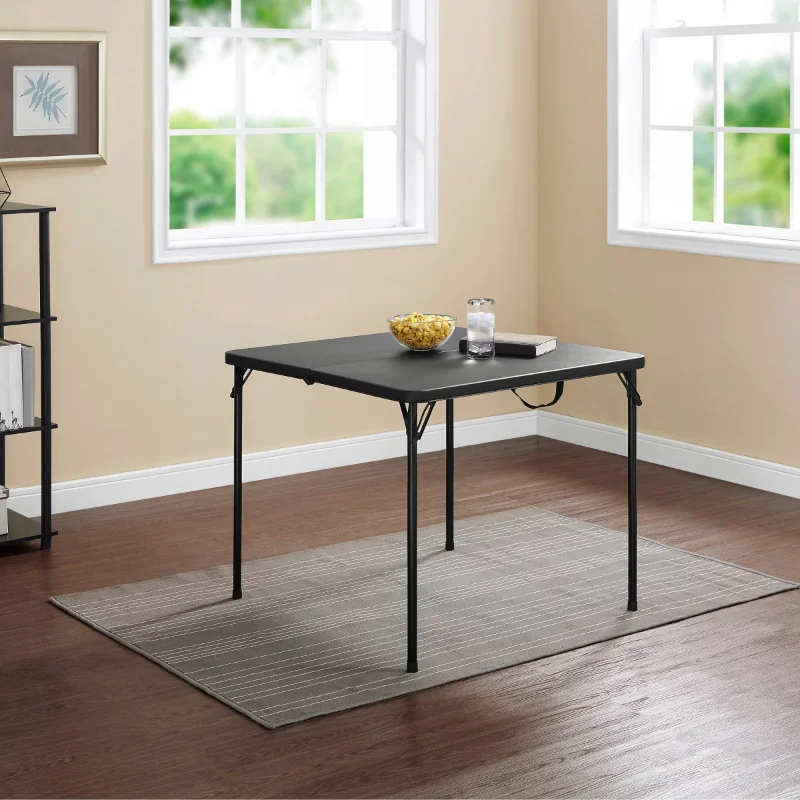 

Mainstays 34" Square Resin Fold-in-Half Folding Table