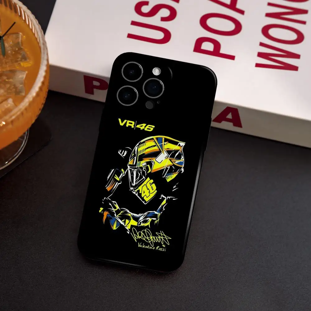 Чехол для телефона V-Valentino-R-Rossi для iPhone 17 16 15 14 13 12 11 Plus Pro Max Mini, глянцевый, HD, жесткий, с защитной пленкой (art.: 3920d7c8d99ce) - 3920d7c8d99ce