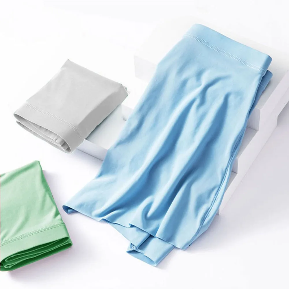 Боксеры мужские с выпуклой сумкой дышащие Тонкие полупрозрачные Трусы из