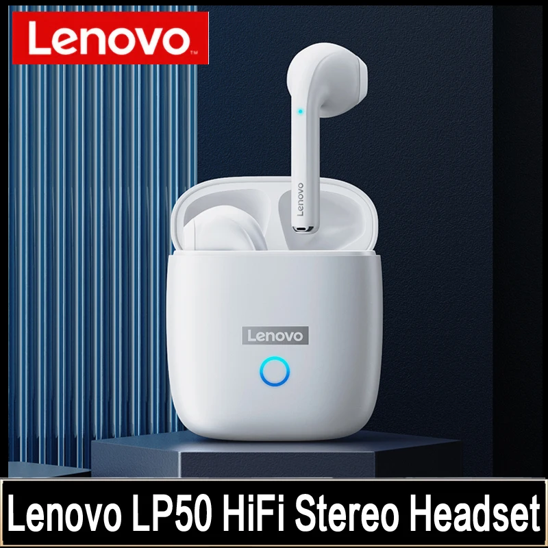 

Bluetooth-наушники Lenovo LP50, водонепроницаемые, с микрофоном