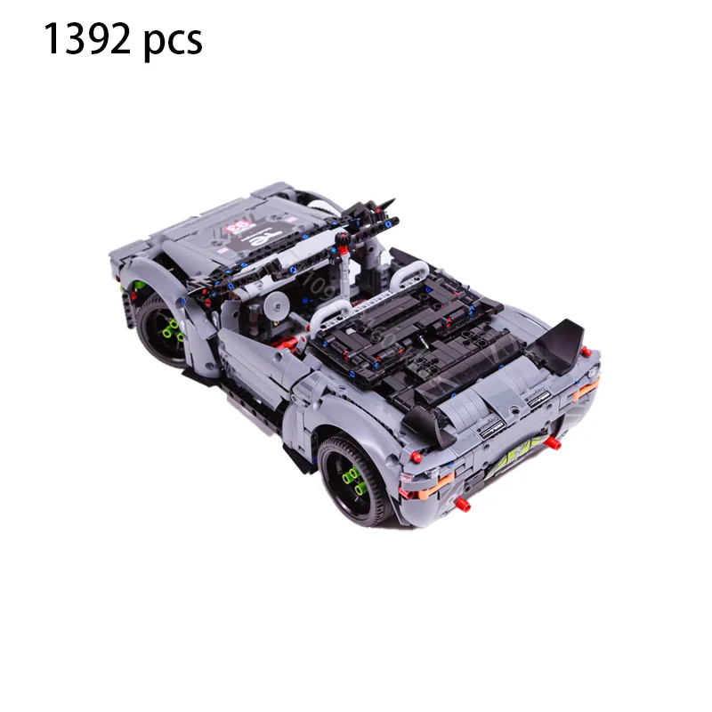 Фото НОВЫЙ Технический конструктор MOC: Спортивный гоночный автомобиль-трансформер, модель 42156, для самостоятельной сборки, детская игрушка, подарок на день рождения №4