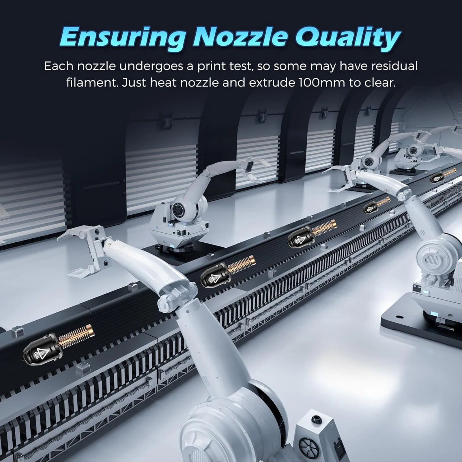 Усиленная насадка FLASHFORGE Adventurer 5 м 280 ℃ высокий расход 32 мм ³/с для стабильной