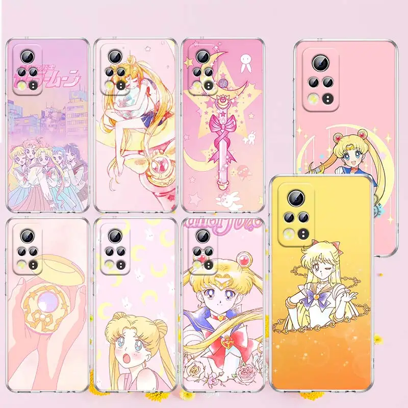 

Catoon Sailor Moon For Honor X8 X7 60 50 SE X20 X30 10X 10 10i 9 9A 9C 9X 8X 8A Pro Lite RU Transparent Phone Case Capa