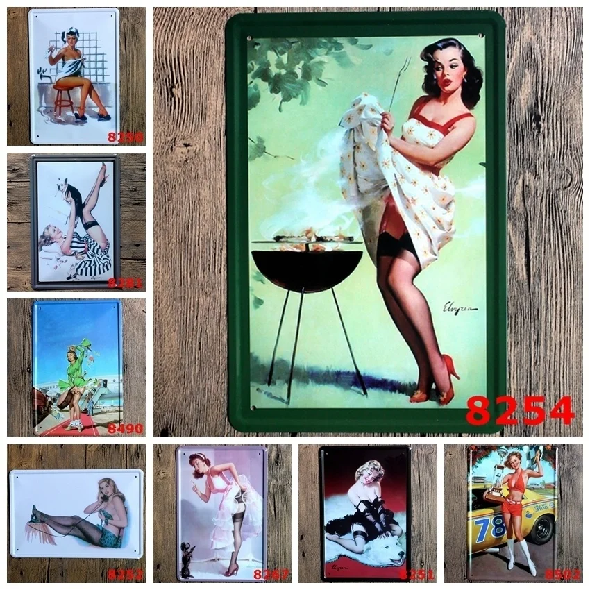 

Pinup металлический жестяной знак Бар Паб домашнее украшение для стен Ретро металлический художественный плакат ремесла (посетите наш магази...