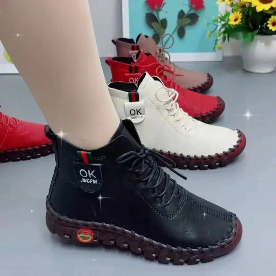 

Женские кроссовки, новая весенняя Спортивная хлопковая повседневная обувь на платформе, лоферы на шнуровке 2022, обувь для мам, женская обувь