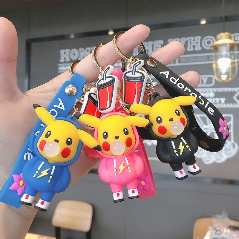 

Брелок для ключей в виде куклы Пикачу из аниме «Покемон»