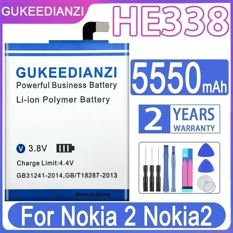Аккумулятор для Nokia 2 X2 X2DS/BV-T5E Microsoft Lumia 950/BL-6Q 7900 6700 Classic/BLB-2 HE317 BL-4J HE341 BLD-3 BN-01