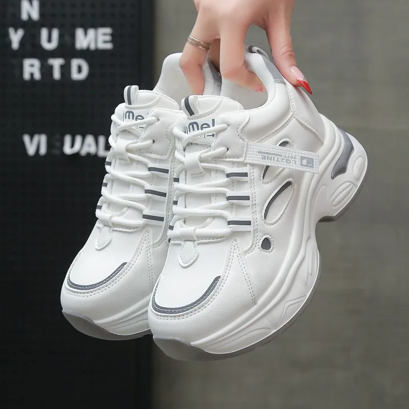 Новинка 2024 женские кроссовки дышащая женская спортивная обувь на массивной