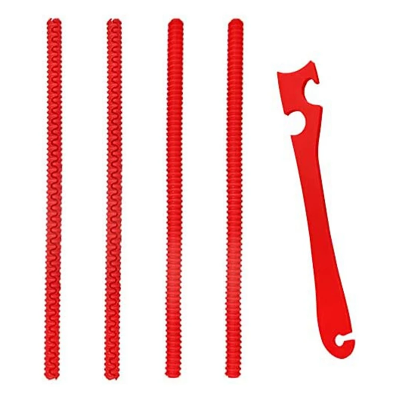 

Oven Rack Shields, Silicone Oven Shelf Rack Guard Protector ,Silicone Oven Rack Push-Pull Tools,Heat Resistant