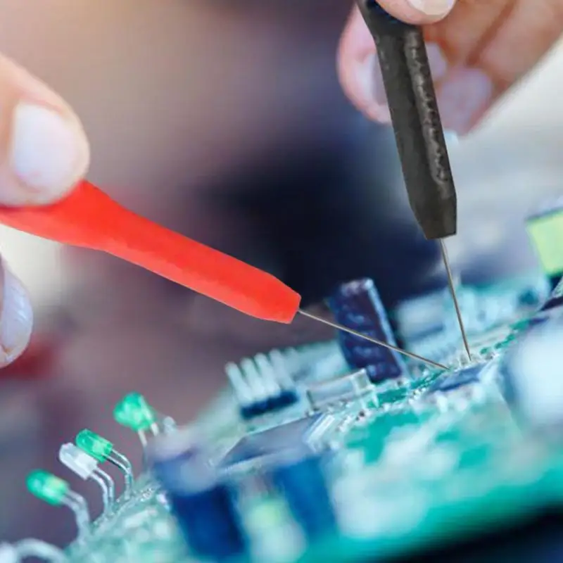 Игольчатые щупы для мультиметра 2X тестовый щуп 1 мм тонкий наконечник игла