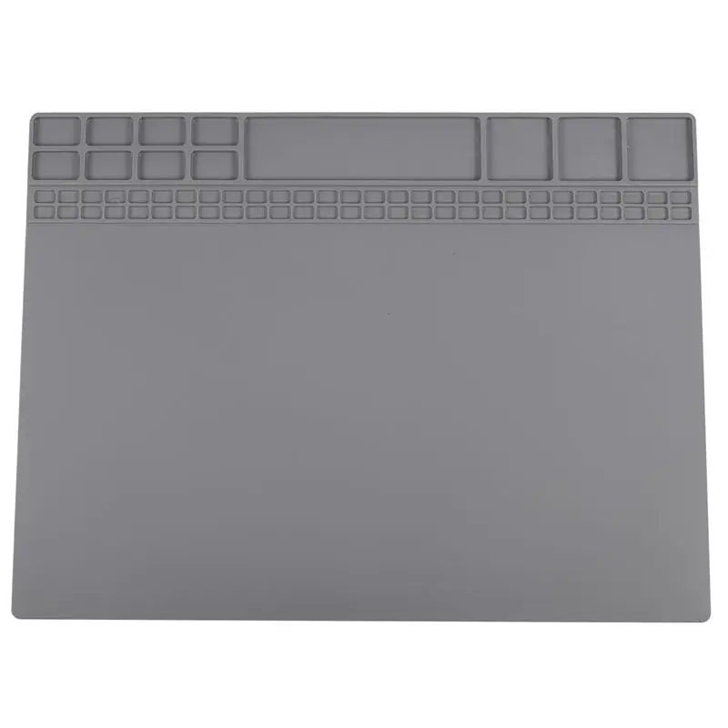 

Insulation Pad Heat Resistant Soldering Station Silicon Soldering Mat Work Pad Desk Platform Soldering Repair Station