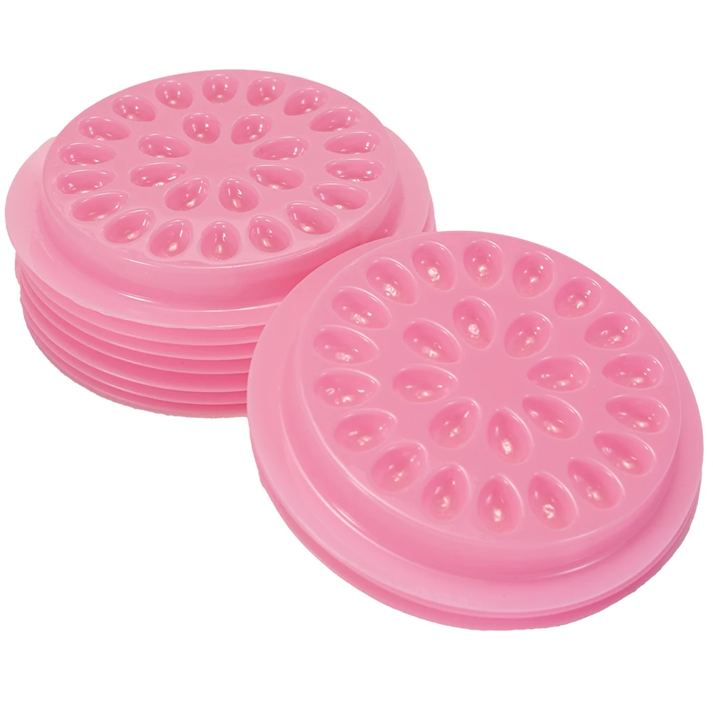 

Yelix 100PCS Glue Holder Eyelas Glue Pads Stand Eyelash Extension Supplies Adhesive Pallet Wholesale Lashes Accessories