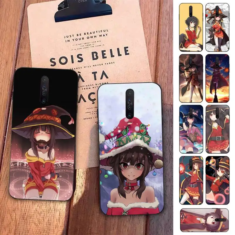

Yinuoda Konosuba Phone Case for Redmi 5 6 7 8 9 A 5plus K20 4X S2 GO 6 K30 pro