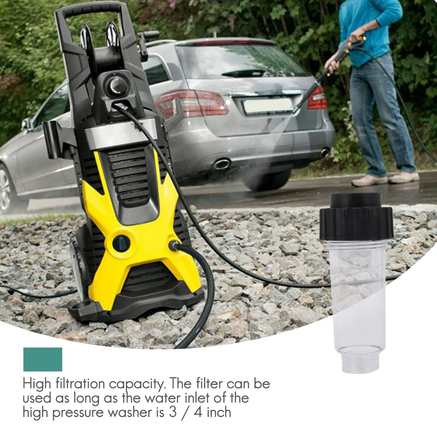 Пистолет для чистки высокого давления садовый шланг фильтр очистки воды Karcher K2-K7