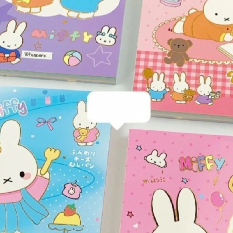 Мультяшный блокнот Kawaii Miffy в новом стиле, формат А5, для студентов, с красочными страницами, утолщенный, практичный подарок для друзей (art.: 3920dc7480295) - 3920dc7480295