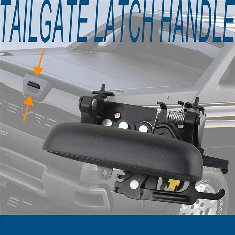 Фото AB98-ручка защелки задней двери для Chevy Avalanche 1500 2500, пикап 2002 2003 2004 2005 2006, заменяет 15086873 №5