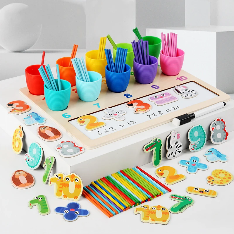 

Kids Mathematics Classification Enlightenment Aids For Children Intelligence Development Education Puzzle Color Matching Toys