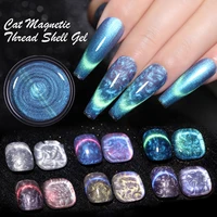 7ml magic glitter aurora thread cat eye nail art gel polish uv soak off manicure beauty salon diy paiting varnish