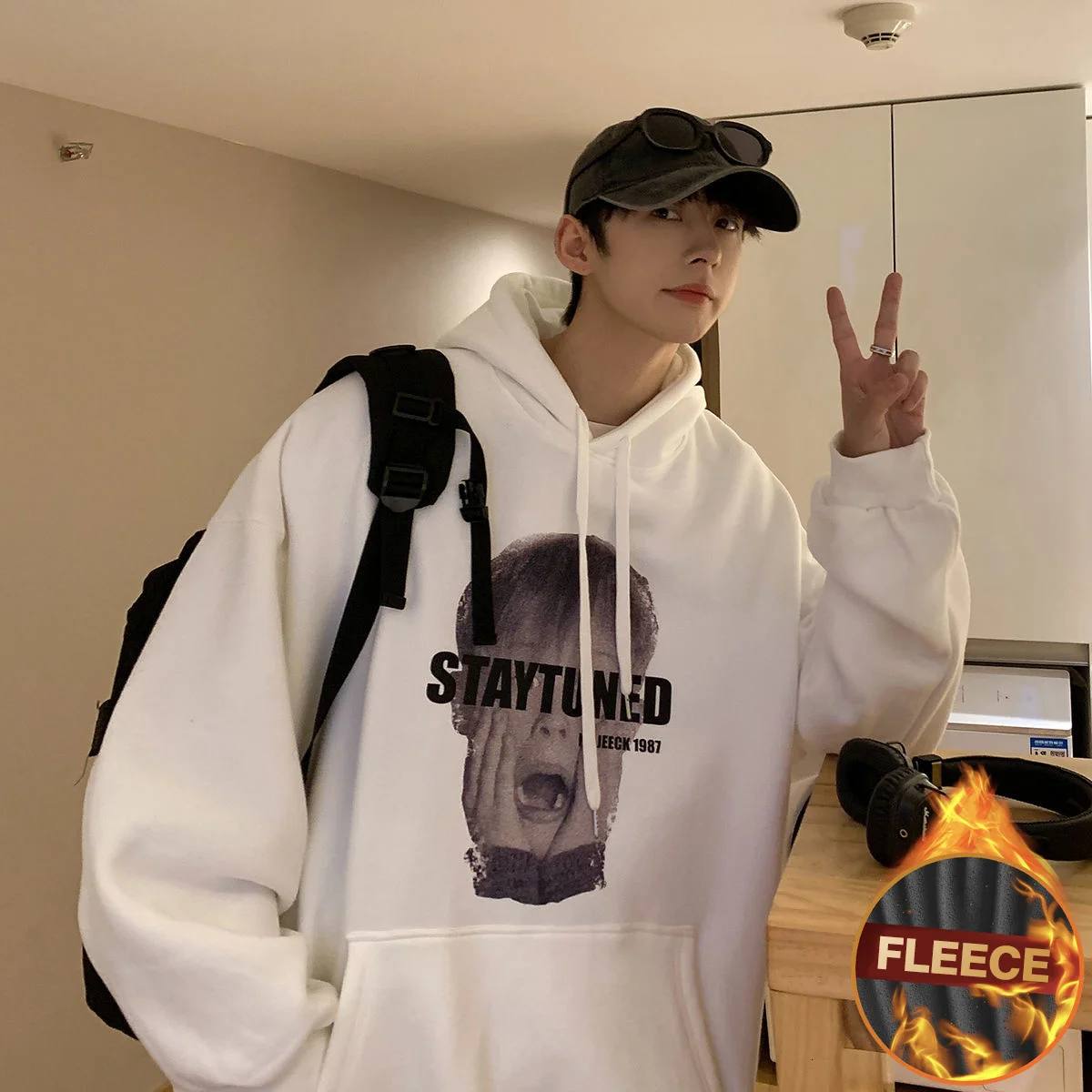 

Privathinker Funny Boy Men Hip Hop Hoodies Oversized Harajuku Streetwear Fashion Brand Male Fleece Hooded Sweatshirts Pullovers