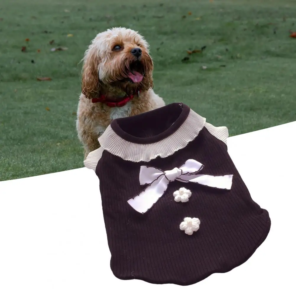 

Стильный жилет для домашних животных, хлопковая Очаровательная Милая Пижама для собак, маленький тонкий наряд для щенка, блузка для домашни...